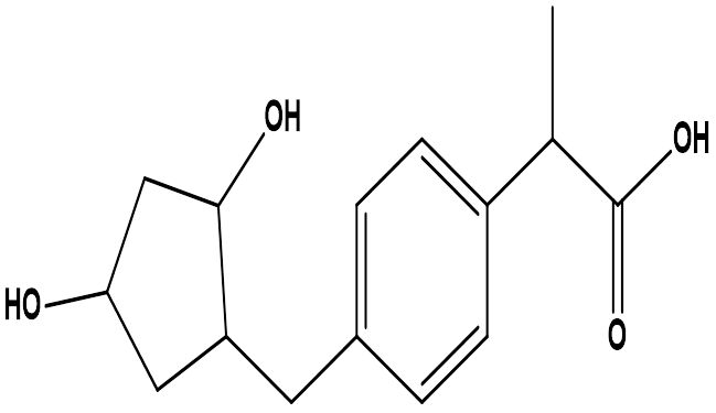 Loxoprofen 4-Hydroxy Impurity (Mixture of Diastereomers) / Dihydroxy Loxoprofen